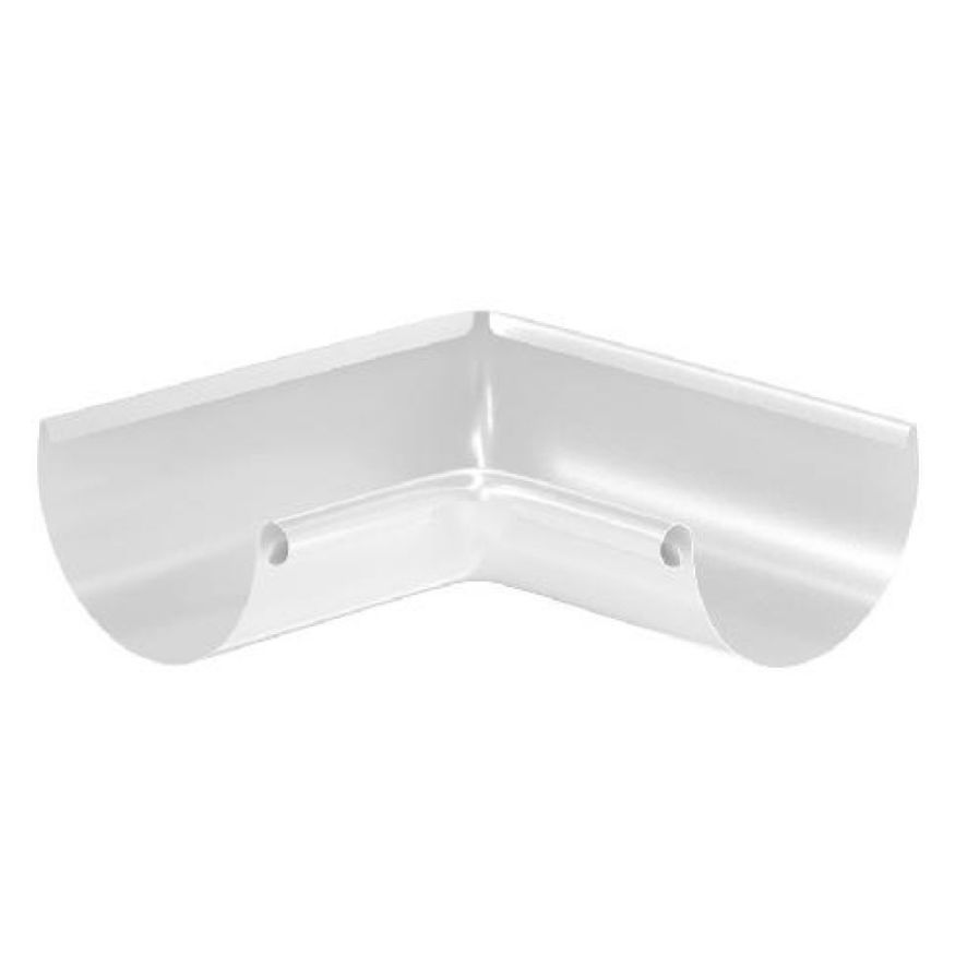 Угол внутренний желоба 90° Aquasystem, RR 20, белый 125/90 купить в Краснодаре