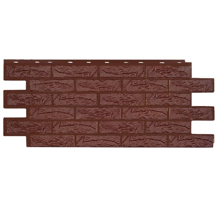 Фасадная панель T-Сайдинг, Лондон Брик Эко, Браун купить в Краснодаре