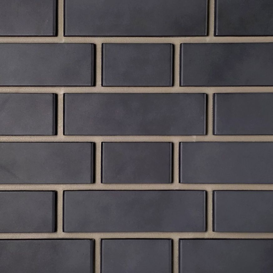 Фасадная панель FineBer, Кирпич облицовочный 3D, Мокрый асфальт купить в Краснодаре