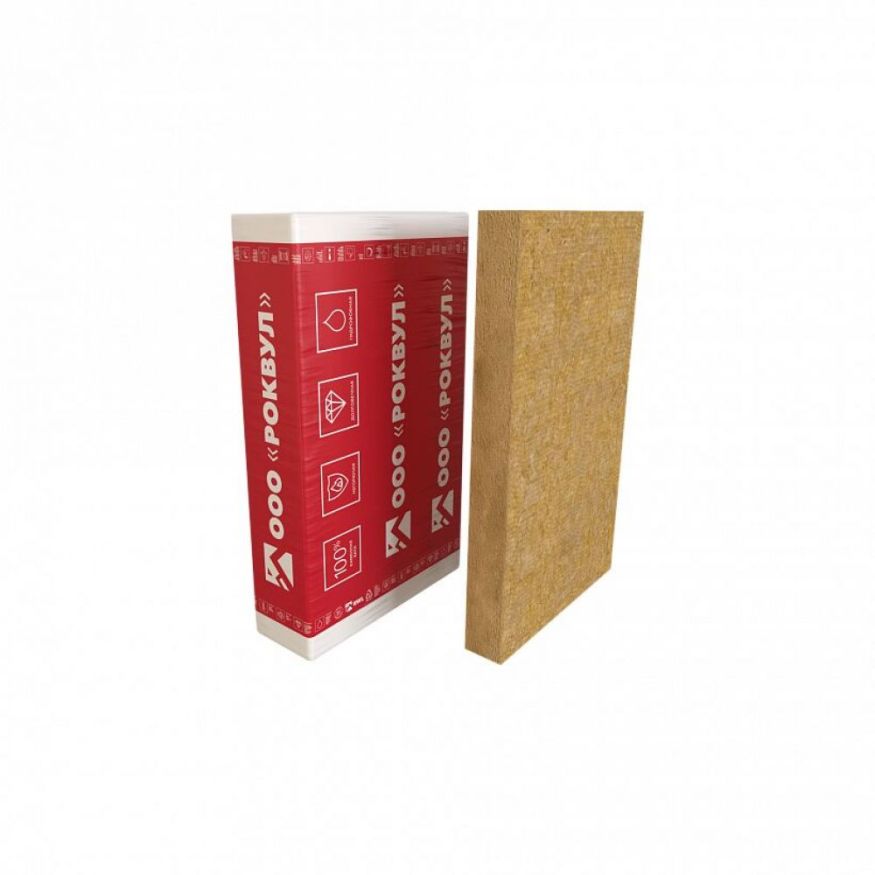 Утеплитель Rockwool ФАСАД БАТТС Оптима 50х600х1200/5шт/3.6м2/0.18м3 (36упак/палл) Rockwool купить в Краснодаре