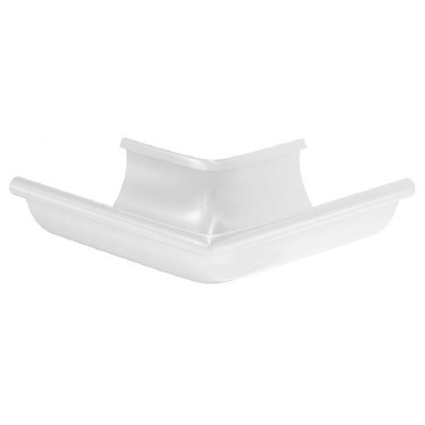 Угол желоба внешний 90°, Aquasystem, RR 20 Белый 125/90 купить в Краснодаре