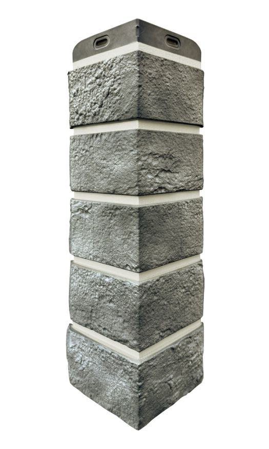 Угол наружный Grand Line, Состаренный кирпич Design Plus, Гранит (Белый шов) купить в Краснодаре