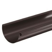 Водосточный желоб Aquasystem RR 32, тёмно-коричневый, 3.00 м, 125/90