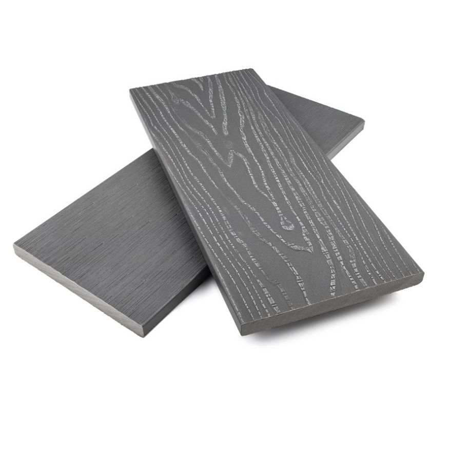 Заборная доска (планкен) ДПК NanoWood Nature 3D Серый купить в Краснодаре