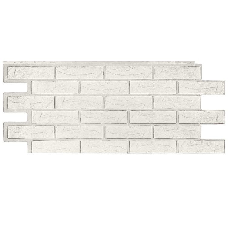 Фасадная панель T-Сайдинг, Лондон Брик Эко, Уайт купить в Краснодаре