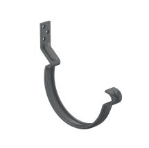 Крюк короткий усиленный модернизированный с комплектом крепления Aquasystem, PU MATT, RAL 7024 Тёмно-серый 150/100