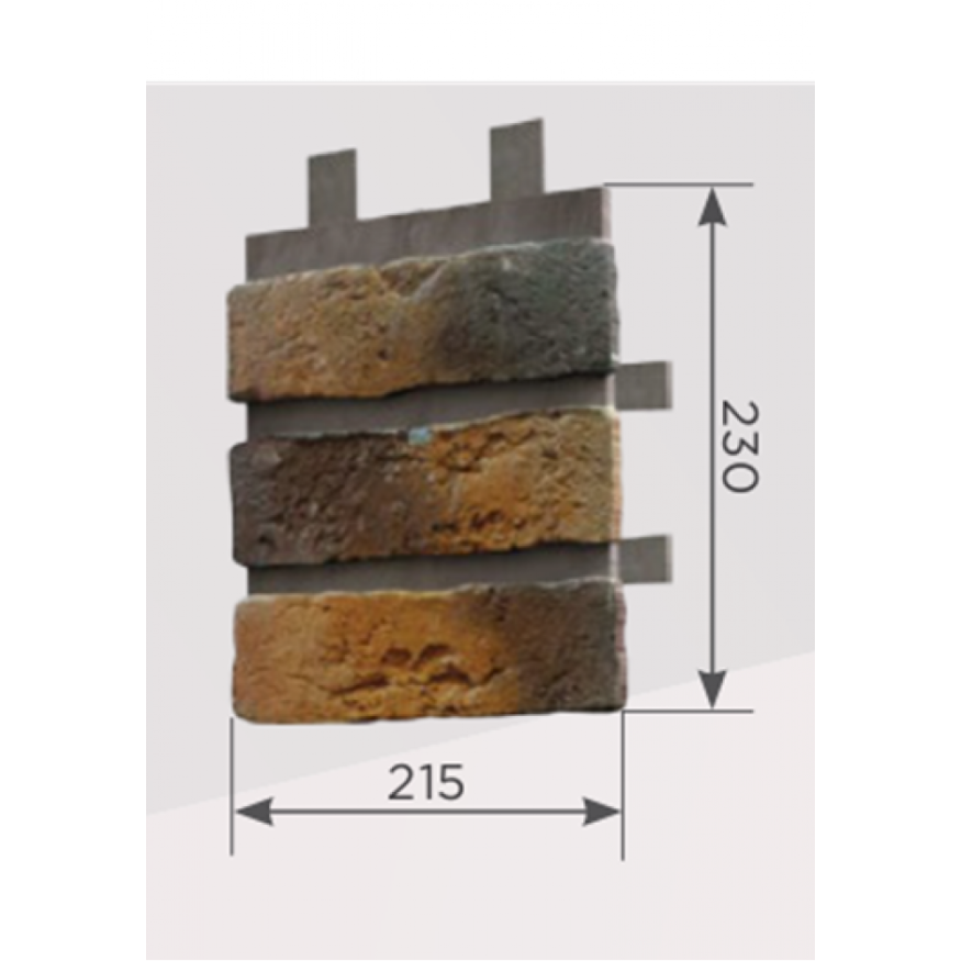 Наличник Обрамление высотой 3 кирпича КАНЬОН Конаковский кирпич купить в Краснодаре
