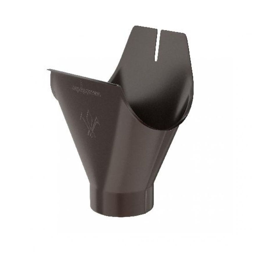 Воронка желоба Aquasystem RR 32, темно-коричневая, 125/90 мм купить в Краснодаре
