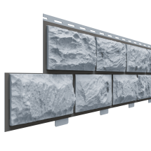 Фасадные панели Доломит, Альпийская горка, Серо-голубой оттенок