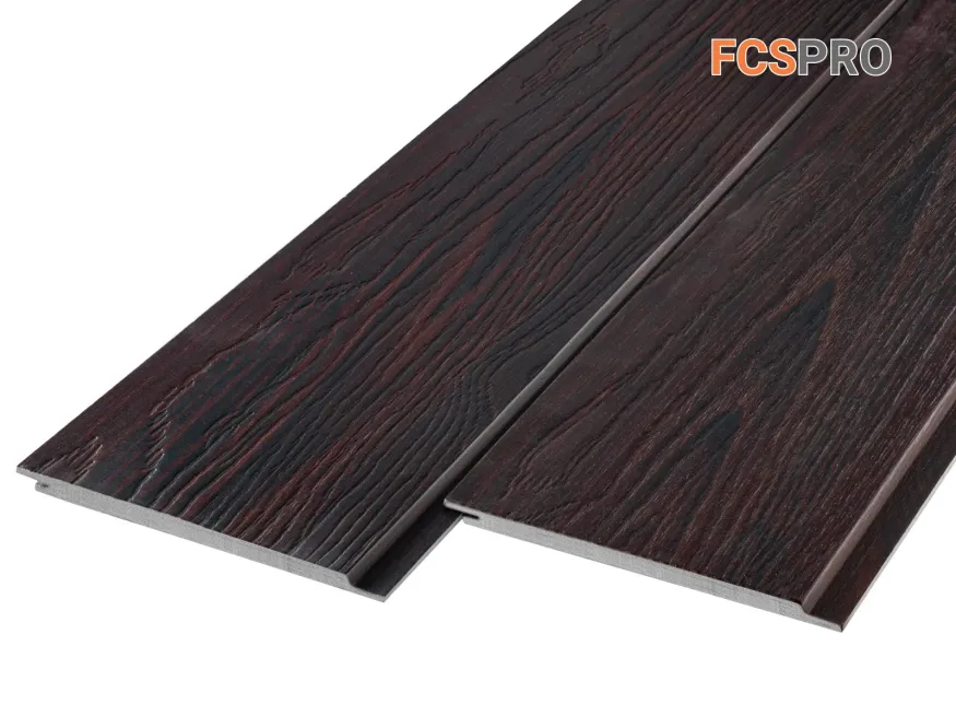 Фиброцементная панель FCSPRO Decor Wood Click Обожженное дерево купить в Краснодаре