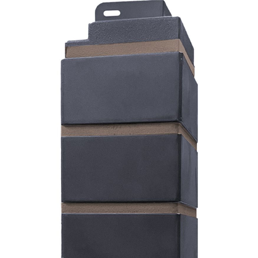 Угол наружный Кирпич облицовочный 3D, Мокрый асфальт купить в Краснодаре