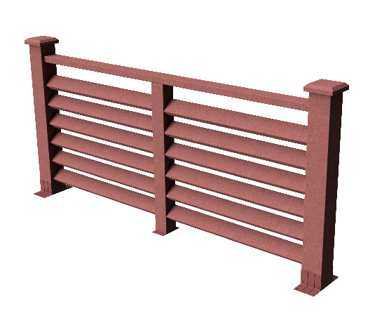 Декоративное ограждение из ДПК GRINDERDECO Босфор мербау купить в Краснодаре