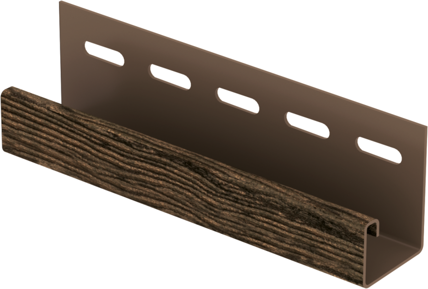 J-планка Ю-Пласт, Hokla S-Lock Щепа, Каштановый купить в Краснодаре