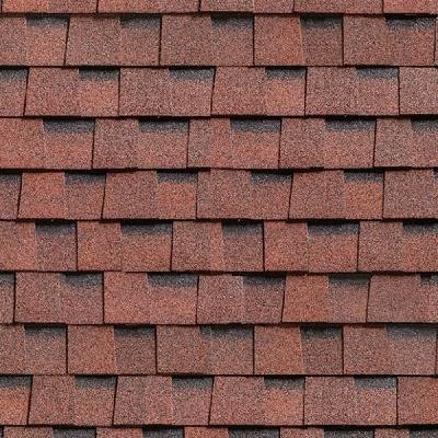 Двухслойная ламинированная черепица Shinglas, Ранчо, Красный цвет купить в Краснодаре