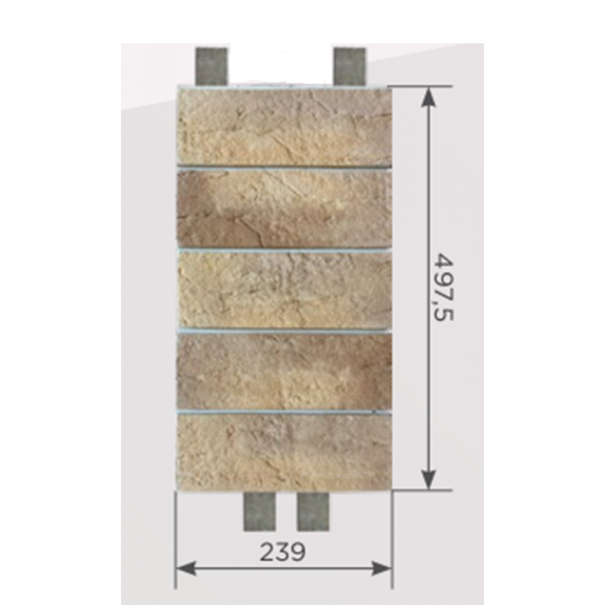 Наличник Обрамление высотой 5 кирпича КАНЬОН Индиго купить в Краснодаре