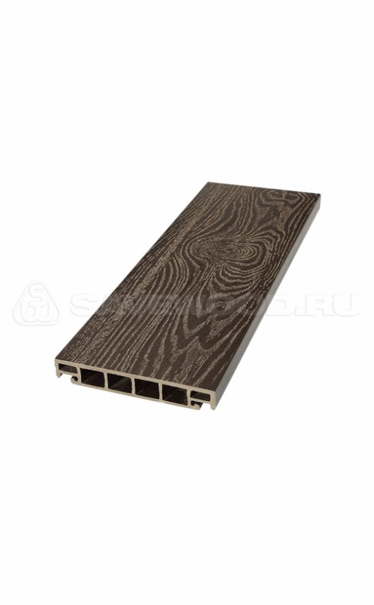 Террасная доска SaveWood, SW Salix (T), Темно-коричневый купить в Краснодаре