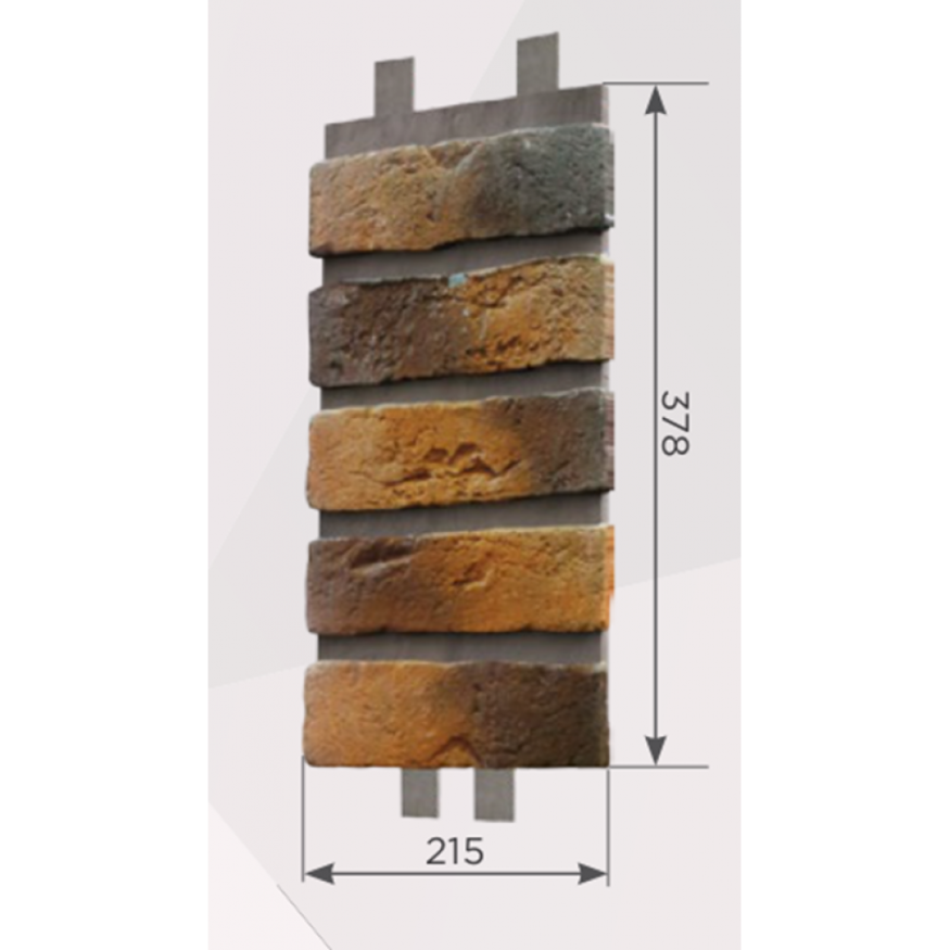 Наличник Обрамление высотой 5 кирпича КАНЬОН Конаковский кирпич купить в Краснодаре