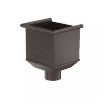 Воронка водосборная Aquasystem RR 32, тёмно-коричневая матовая, 150/100