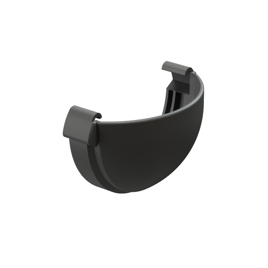 Заглушка желоба Docke Lux, Графит купить в Краснодаре