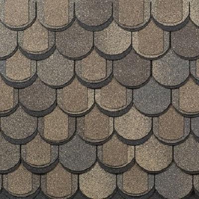 Трехслойная ламинированная черепица Shinglas, Атлантика, цвет Мадейра купить в Краснодаре