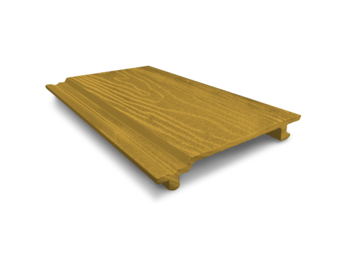 Фасадная панель из ДПК ECODECKING Цвет Желтый купить в Краснодаре