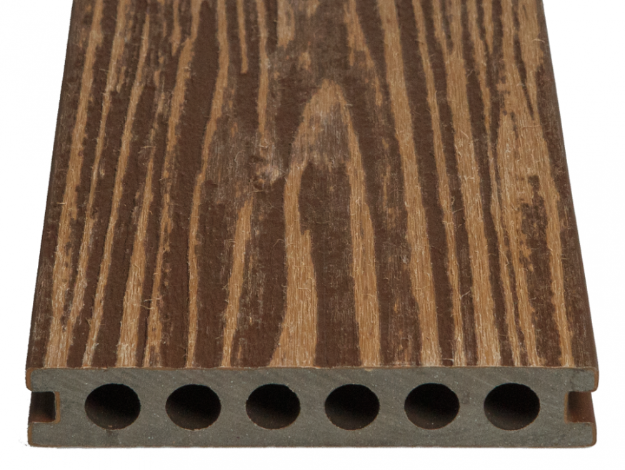 Террасная доска из ДПК CM Decking, Zebrano, Коричневый купить в Краснодаре
