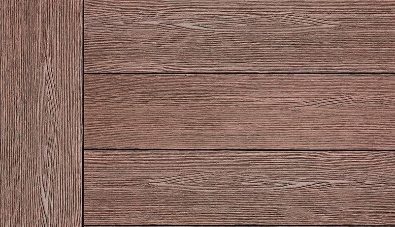 Террасная доска ДПК Outdoor 3D сплошная STORM/OCEAN BROWN коричневая смешанная купить в Краснодаре