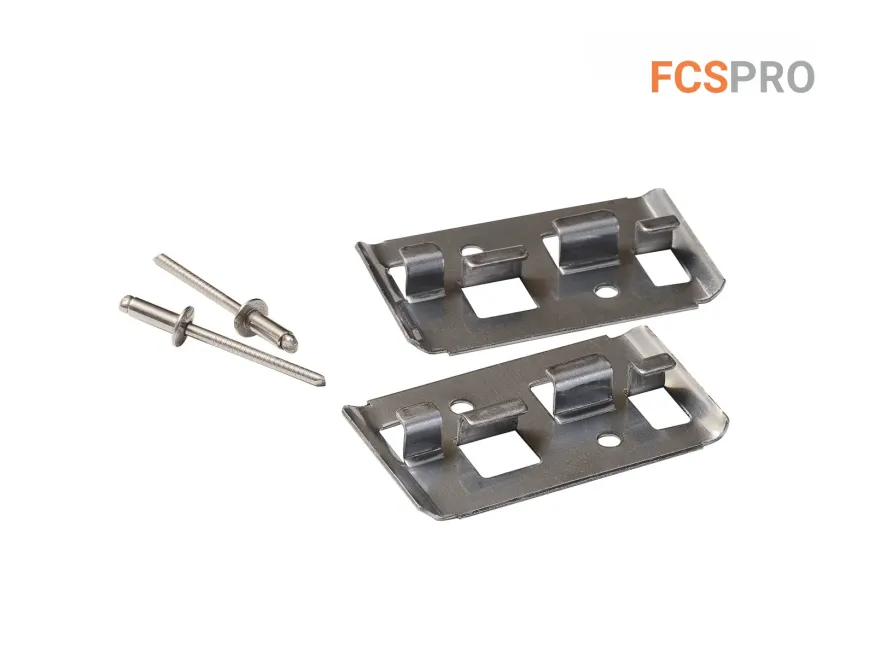 Кляймер FCSPRO Профи с заклёпкой по металлу (нержавейка) купить в Краснодаре