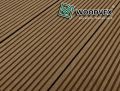 Террасная доска WOODVEX Select из ДПК темно-коричневого цвета купить в Краснодаре