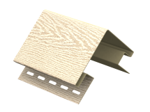 Наружный угол Ю-Пласт, Timberblock Ясень, Золотистый