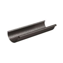 Водосточный желоб Aquasystem RR 32, тёмно-коричневый матовый, 3.00 м, 150/100