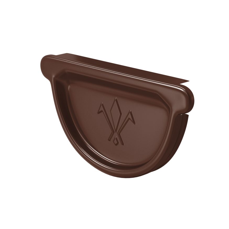 Заглушка универсальная с резиновым уплотнителем Aquasystem, RAL 8017 Коричневый 150/100 купить в Краснодаре