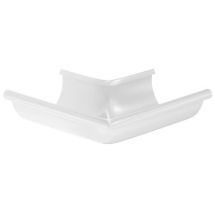 Угол желоба внешний 90°, Aquasystem, RR 20 Мраморно-белый 150/100