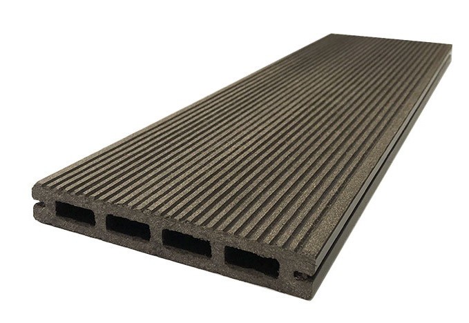 Доска террасная ДПК NanoWood «Lite» Derevo двухсторонняя - Венге 140x20 мм купить в Краснодаре